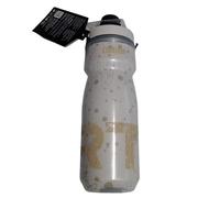 Camelbak Podium Dirt Series Chill 620ml - bike bottle - self-sealing cap - leak-proof - BPA-free - insulated double wall - ergonomic design - Sierra Red, size: OS