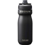 Camelbak Podium Insulated Steel 530ml - bike bottle - stainless steel 18/8 - double-walled vacuum insulation - high flow - leak-proof - lightweight - black, size: OS
