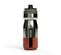 CamelBak Podium Steel 18oz Insulated Bike Bottle, High Flow Cap, Mercury Desert Moss/Rust