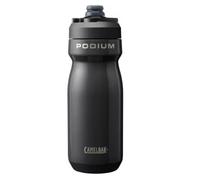 Camelbak Podium Insulated Steel 530ml - bike bottle - stainless steel 18/8 - double-walled vacuum insulation - high flow - leak-proof - lightweight - black, size: OS