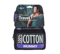 CAMELBAK Sea to Summit Premium Cotton Travel Liner - Mummy - Navy Blue