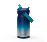 CamelBak Thrive Flip Straw Kids Bite Valve Stainless Steel Water Bottle Blue Haze, 12oz