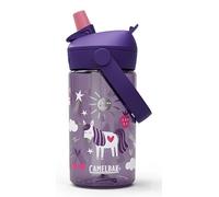 CamelBak Thrive Flip Straw Kids 14oz Water Bottle with Tritan Renew - Easy Carry - Straw Top, Unicorn Party