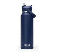 CamelBak Thrive Flip Straw Insulated Stainless Steel Water Bottle, Cold Retention Design for Everyday Hydration and Active Use, 40oz, Navy