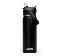 Camelbak Thrive Flip Straw VSS 20oz Bottle, Insulated Stainless Steel, Compact Design, Keeps Drinks Ice Cold, Easy to Carry, Flip and Sip, Color: Schwarz, Size: 591 ml