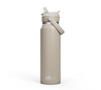 Camelbak Thrive Flip Straw VSS 32oz Insulated Stainless Steel Bottle, Keeps Drinks Ice Cold for Hours, Easy Flip and Sip Design, Streamlined Hydration Solution, Color: Stone, Size: 950 ml