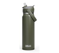 Camelbak Thrive Flip Straw VSS 740 ml - sports bottle - vacuum insulated stainless steel - keeps drinks ice cold for hours - easy flip-and-sip system - Moss, size: OS