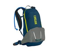 CAMELBAK Unisex - Adult M.U.L.E. LR 15 Hydration Backpack, Gibraltar Navy/Sage Grey, 100oz