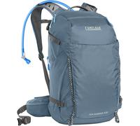 CamelBak Women's Rim Runner X28 Hiking Hydration Backpack with 2L Reservoir Bladder, Crystal Blue