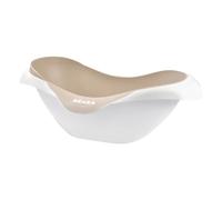 BÉABA, Baby Bathtub, Anti-Slip and Comfort, Made in France, Soft and Flexible Material, Multifunction, Ergonomic, Drain Plug, Camélé'O, Clay Earth