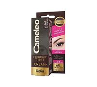 Delia Cosmetics - DARK BROWN Eyebrow & Eyelashes Tint, Innovative Formula, Easy 15 Applications, Full Treatment Kit