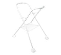 BEABA, Baby Bath and Changing Table Holder, Bath Compatible, Camele'O Changing Table, Foldable, can be dismantled, White