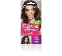 Cameleo - Coloring Shampoo - Dark Brown - Quick and Easy Color Refreshing - Washable Coloring - Tone In Tone - 40ml, Dark Brown