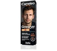 Cameleo - Men Colour Cream - LIGHT BROWN - Grey OFF Single-Use Colorizer in 2 sachets - for Hair, Beard & Moustache - Easy 5 min Application - Natural Color Effect - 0% Parabens
