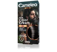 Cameleo Men - Permanent Hair Dye | Black Colour for Hair Beard & Moustache | Natural Colour Effect in 5 Minutes | Cover Grey Hair | Ammonia FREE | 30ml