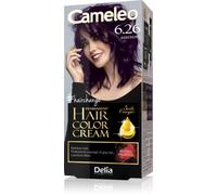 Cameleo - Permanent Hair Colour Cream - Aubergine - Intensive Color & Protection - 5 Oils + Omega Plus Acids - Professional, Luxurious Hair Dye - Full Kit