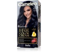 Cameleo - Permanent Hair Colour Cream - Blue Black - Intensive Color & Protection - 5 Oils + Omega Plus Acids - Professional, Luxurious Hair Dye - Full Kit