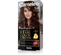 Cameleo - Permanent Hair Colour Cream - Chestnut - Intensive Color & Protection - 5 Oils + Omega Plus Acids - Professional, Luxurious Hair Dye - Full Kit