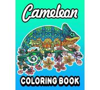 Cameleon Coloring BooK: Penguin Gifts For Penguin Lovers, Stress Relief Coloring Books For Adults, Cute Cameleon Drawing, Funny Cameleon Gifts ... , Cameleon Coloring Book For Adult
