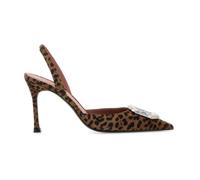 Camelia Sling 90 - female - Amina Muaddi - Pumps - Multicolor - 3 UK - Shoes 3 UK
