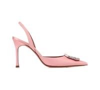 Camelia Sling 90 - female - Amina Muaddi - Pumps - Pink - 7 UK - Shoes 7 UK