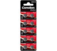 Camelion 12051013 AG 13 LR44 Battery - Multicolour Pack of 10