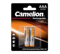 Camelion HR03 1.2 V 1100 mAh AAA Micro Nickel Metal Hydride Rechargeable Battery (Pack of 2)