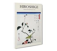 Camellia & A Nightingale By Utagawa Hiroshige Canvas Print | Gallery Wrapped 30mm Frame Wall Art | 20x14 inches | Ready to Hang | Asian Picture | Living Room Bedroom Lounge Office