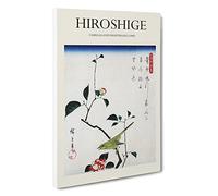 Camellia & A Nightingale Utagawa Hiroshige Canvas Print | Gallery Wrapped 30mm Frame Wall Art | 30x20 inches | Ready to Hang | Asian Picture | Living Room Bedroom Lounge Office