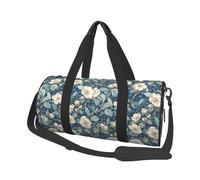 Camellia_Art Print Travel Duffel Bag, Lightweight Sports Gym Bag with Shoulder Straps for Women Men Teen ravel Business Trip
