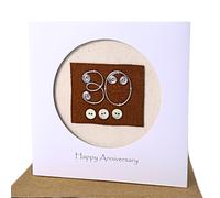 Camellia Bees Pearl 30th Wedding Anniversary Card For Her Him, Handmade Card for Couple, Wife, Husband (30th)