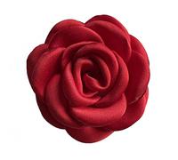Camellia Brooch Camellia Corsages Cloth Decorations Collar Pins Brooch Pins Lapel For Woman Men Alloy Lapel Pin, フリーサイズ, As described, No Gemstone