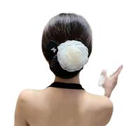 Camellia Flower Magic Women Hair Styling Twist Donut Bun Maker Accessories Buns Braiders Black(Color5)