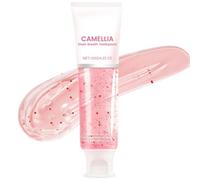 Camellia Fresh Breath Pink Toothpaste, Gentle Whitening Toothpaste with Camellia Bloom Flavor, All-in-One Oral Care for Fresh Breath & Clean Teeth, Mild Formula Removes Plaque & Brightens Smile (1pcs)