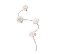Camellia Hairpin Floral Hair Clip Rose Flower Studded Pearls Hairpin For Women Girls Holiday Jewelry Accessories Girls Hair Clips Bulk