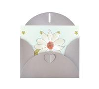 Camellia In Bloom Horizontal Holiday Card With Gray Heart Shaped Envelope And Write Various Holiday Greetings