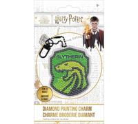 Camelot Dots Diamond Art Kit, 6.7 x 8.9 cm, Harry Potter Slytherin Crest Charm