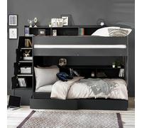 Camelot Staircase Bunk Bed - Dark Grey