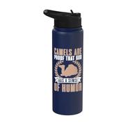 Camels are Proof that God Has a Sense of Humor Camel Stainless Steel Insulated Water Bottle