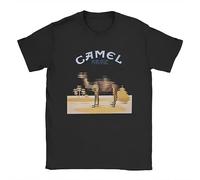 Camels Band T Shirts for Men Cotton Funny T-Shirts OBlack XL