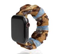 Camels in Desert Photos Watch Band Elastic Scrunchie Watch Strap Soft Wristband Compatible with Apple Watch