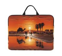 Camels in The Evening Sun Printed Laptop Sleeve 16.5 * 12.2", Business and Casual Dual use, Suitable for Some laptops