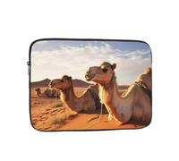 Camels Rest Desert Laptop Sleeve for Women Men, 15 Inch Waterproof Laptop Bag Lightweight Notebook Computer Cover Bag