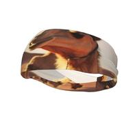 Camels Rest Desert Sports Sweatband Head Bands for Women Men, Lightweight Breathable Non Slip Workout Headbands Hairband for Fitness Running Cycling Hiking Yoga