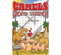 Camels Word Search: Easy To Read Print With 50+ Puzzles About Camels, Desert Animals, Travel, And More | 6x9 inch, 110 pages | Gift For Holidays, Vacations, and Spare Time