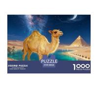 Camels1000 Piece Puzzle Puzzle Games Animals Colourful Puzzle for The Whole Family 38x26cm/1000pcs