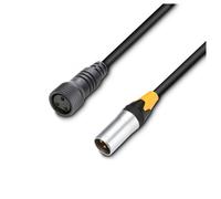 Cameo AD In IP65 To 3 Pin DMX Adapter 1m
