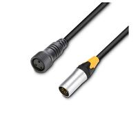 Cameo AD In IP65 To 5 Pin DMX Adapter 1m