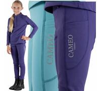 Cameo Equine Junior Thermo Tights 22 Inch Waist Mulberry