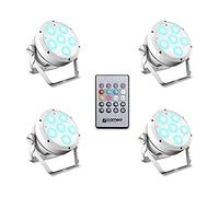 Cameo ROOT® PAR 6 WH SET 1 - Set Including 4 x CLROOTPAR6WH Incl. IR Remote Control (CLPFLAT1REMOTE)